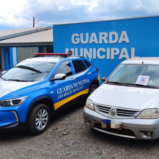 Guarda Municipal recupera veículo roubado em São Miguel do Iguaçu