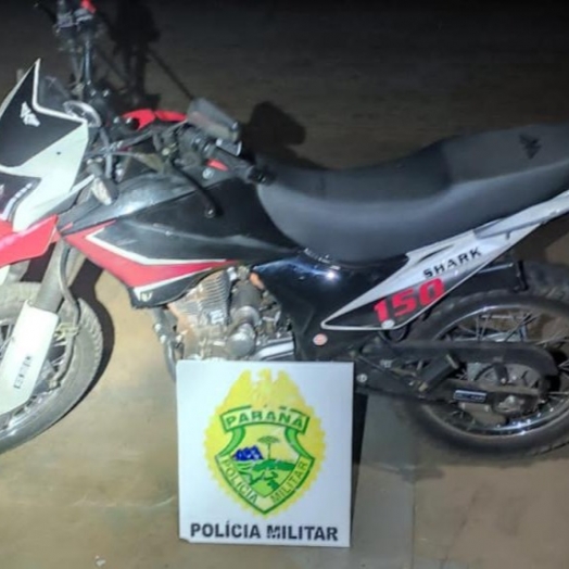 Homem é preso com motocicleta furtada em Santa Helena