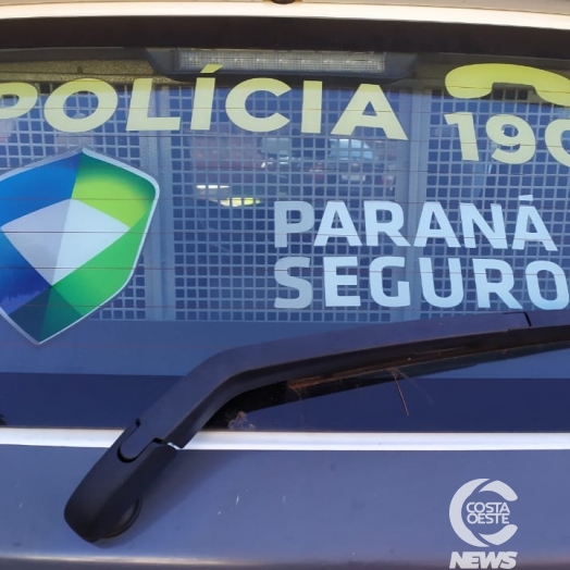 Homem é preso pela Polícia Militar suspeito de violência doméstica em São Migue do Iguaçu