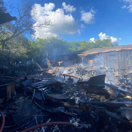 Incêndio em São Miguel do Iguaçu deixa 11 pessoas desabrigadas