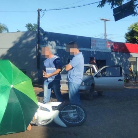 Jovem de 21 anos fica ferida em acidente no distrito de São Roque, em Santa Helena