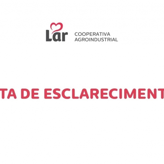 Lar Cooperativa lamenta falecimento de colaborador em acidente