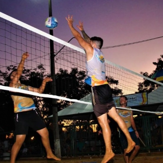 Mais Verão terá vôlei de praia em Santa Helena, além de outros esportes e envolvimentos para idosos