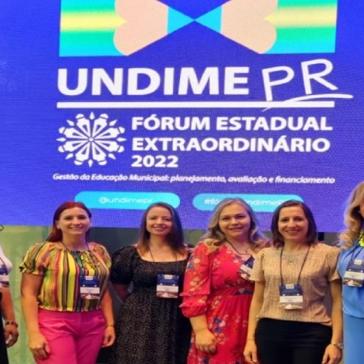 Medianeira participa do Fórum Estadual Extraordinário UNDIME PR 2022