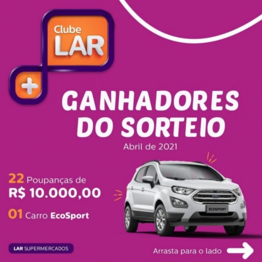 Moradora de São Miguel do Iguaçu é ganhadora do carro 0km do Clube Lar Mais