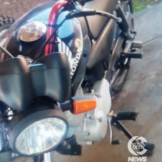 Motocicleta é furtada durante a madrugada em Santa Helena