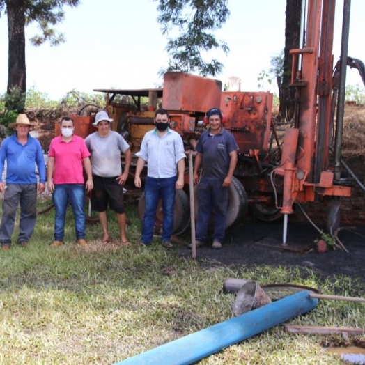 SMI: Obra em poço artesiano garante abastecimento de água para as famílias da Linha Cotiporã