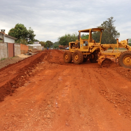 Obras da Rua 500 Anos no Caramuru avançam em Itaipulândia