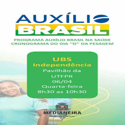 Pesagem do Auxílio Brasil em Medianeira