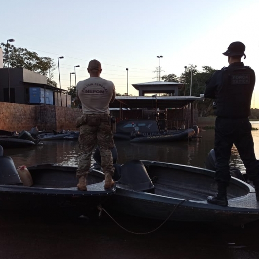 PF e FORÇA TÁTICA/PMMS apreendem mais 03 embarcações no Parque Nacional da Ilha Grande