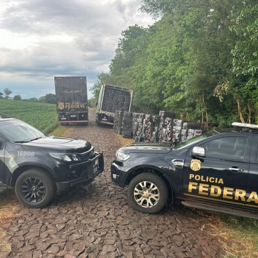 PF localiza centenas de caixas de cigarros em Itaipulândia