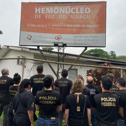 PF realiza campanha de doação de sangue no Hemonúcleo de Foz do Iguaçu