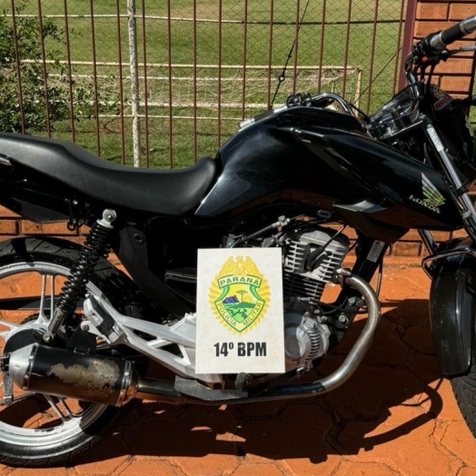 PM de Itaipulândia apreende motos irregulares e prende foragido