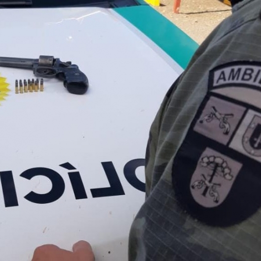 Polícia Ambiental prende homem por porte ilegal de arma de fogo em São Miguel do Iguaçu