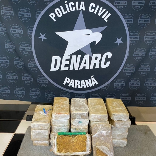 Polícia Civil apreende 25kg de crack em São Miguel do Iguaçu