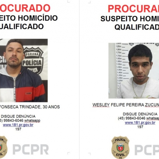 Polícia Civil procura por foragidos de homicídio de vítima morta após live