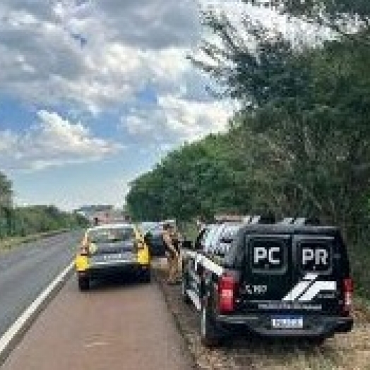 Polícia Civil recupera carro roubado na BR-277, em São Miguel do Iguaçu