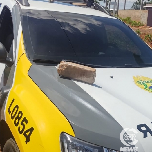 Polícia Militar apreende maconha em Missal