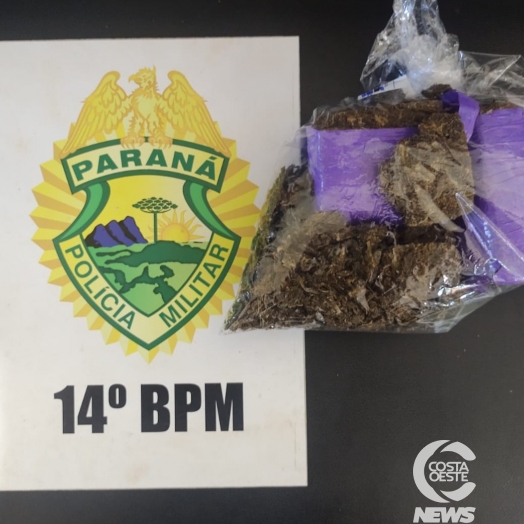 Polícia Militar de Itaipulândia apreende maconha