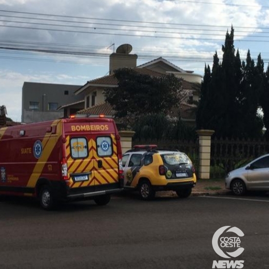 Polícia Militar é acionada para atender ocorrência de assalto a residência, em São Miguel do Iguaçu