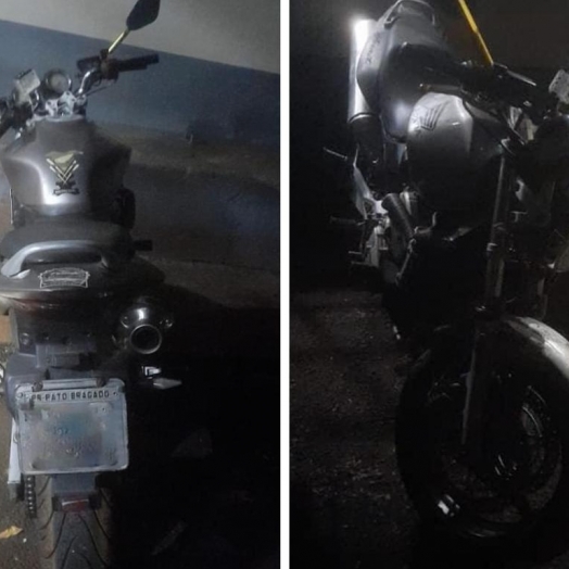 Polícia recupera motocicleta furtada em Santa Helena