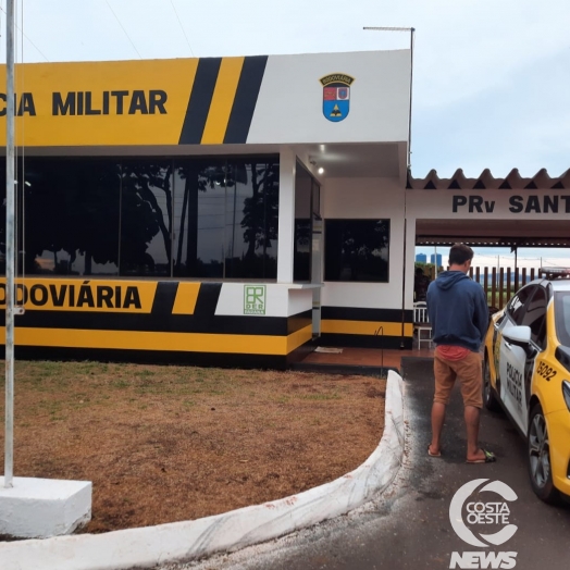 PRE cumpre mandado de prisão e apreende veículo em São José das Palmeiras