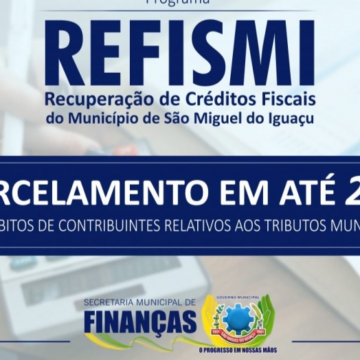 Prefeitura sanciona lei que institui programa de reparcelamento de débitos com o município