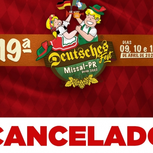 Presidente da Associação Cultural Deutsches Fest comunica cancelamento do evento para 2021