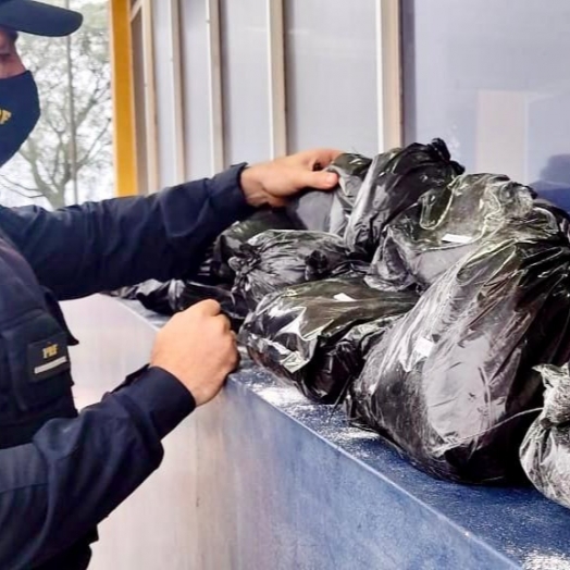 PRF apreende 135 Kg de “Ecstasy Genérico” em Santa Terezinha de Itaipu