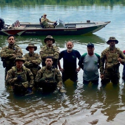 PRF e ICMBIO realizam ação conjunta para fiscalizar áreas de mata do Parque Nacional do Iguaçu