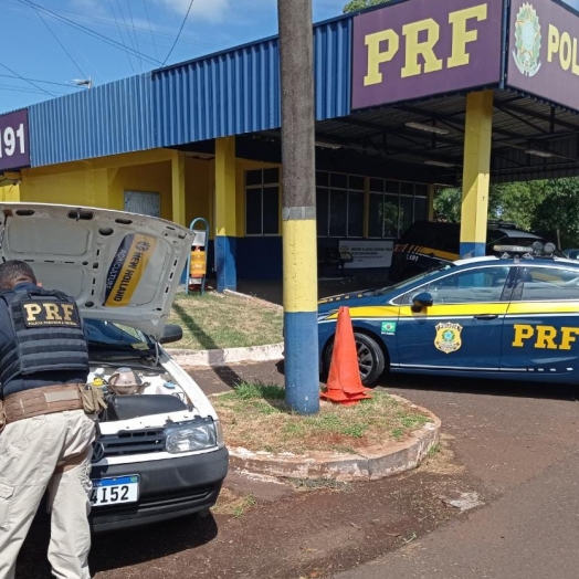 PRF recupera em Céu Azul veículo furtado em Medianeira