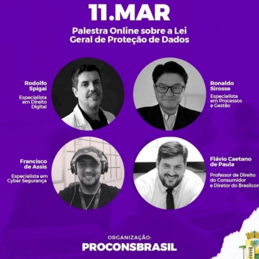 Procon de Medianeira e Proconsbrasil promovem palestra sobre Lei Geral de Proteção de Dados