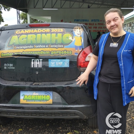 Professora de São Miguel do Iguaçu é uma das vencedoras do programa Agrinho com projeto sobre sustentabilidade