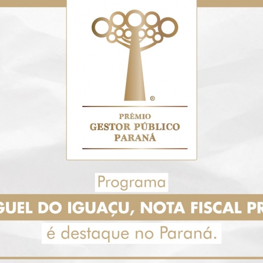 Programa do Governo Municipal é premiado no Prêmio Gestor Público Paraná