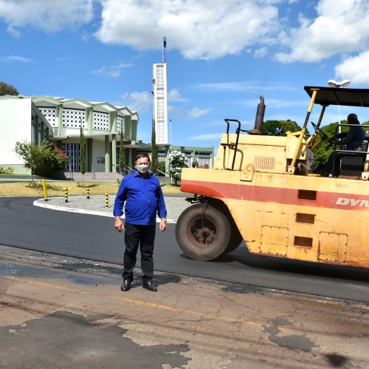 Projeto de recape asfáltico é iniciado em São Miguel com recursos próprios do município