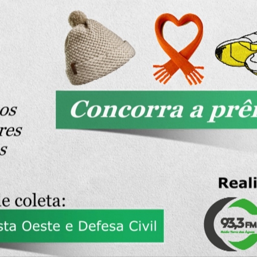 Rádio Costa Oeste e Defesa Civil de Santa Helena promovem a Campanha Inverno Premiado