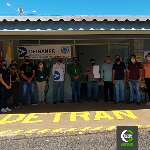 Reabertura do posto do Detran é realizada hoje em São Miguel do Iguaçu