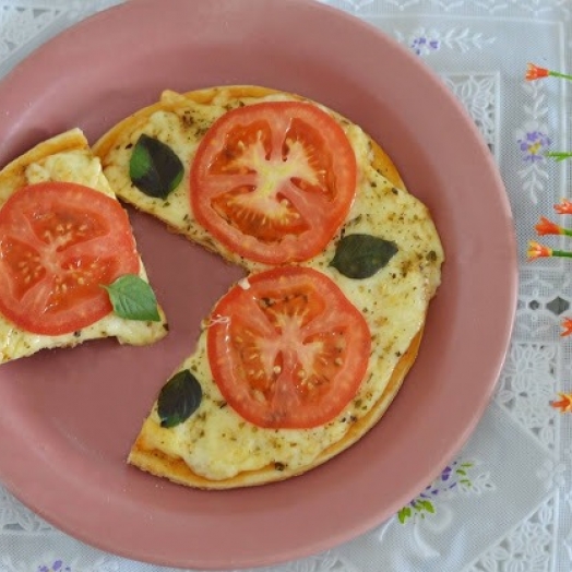 Receita de pizza low carb