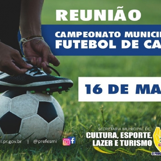 Reunião vai discutir detalhes do novo Campeonato Municipal de Futebol de Campo em São Miguel do Iguaçu