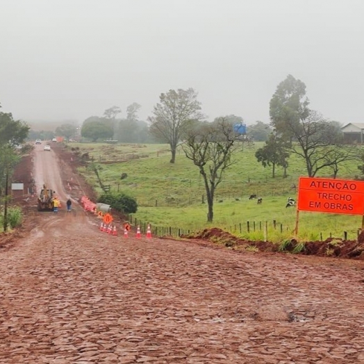 Rodovia entre Santa Helena e Ramilândia está entre as grandes obras do governo no Oeste