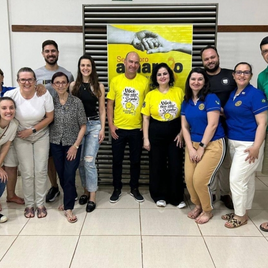 Rotary Club de Santa Helena realiza palestra sobre saúde mental no Setembro Amarelo