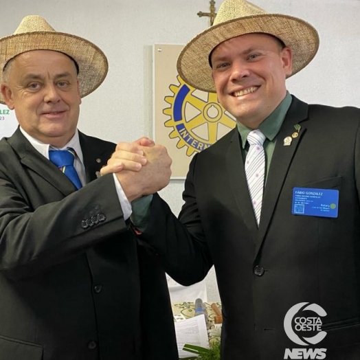 Homero Sais toma posse como novo presidente do Rotary Clube de São Miguel do Iguaçu