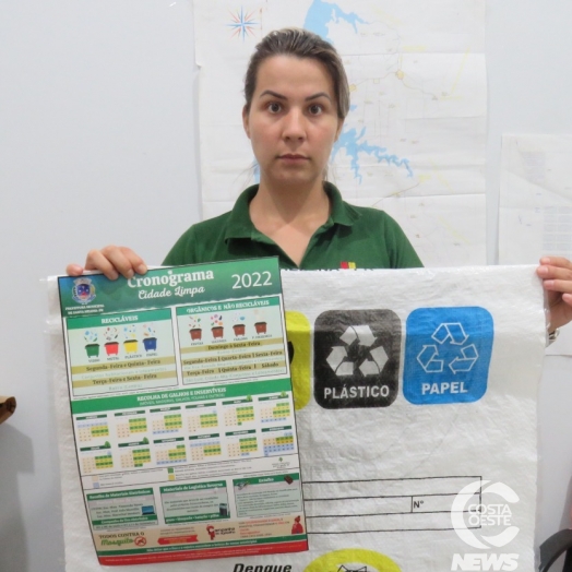 Sacos de ráfia para depósito de material reciclável podem ser retirados nas subprefeituras de Santa Helena