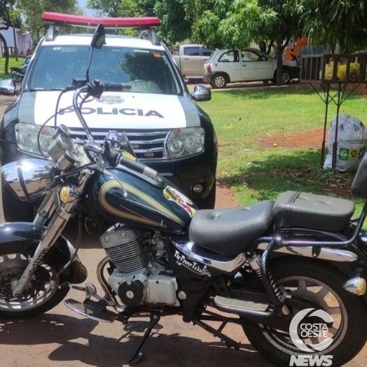 Santa Helena: Polícia Civil detém homem, apreende arma, moto e objetos relacionados ao tráfico de drogas