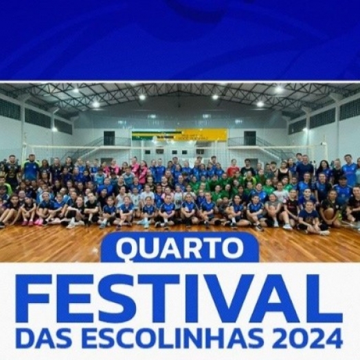 Santa Helena recebe 4º Festival das Escolinhas de Voleibol nesta quinta-feira