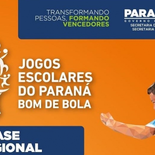 Santa Helena sedia 1ª Fase Regional dos Jogos Escolares do Paraná Bom de Bola