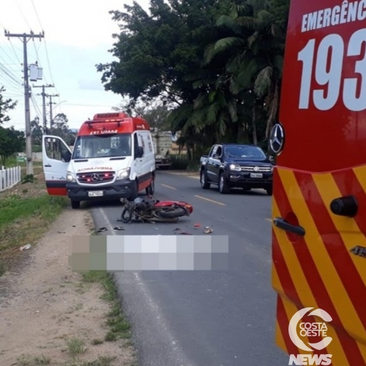 Santa-helenense perde a vida em acidente de moto em Santa Catarina