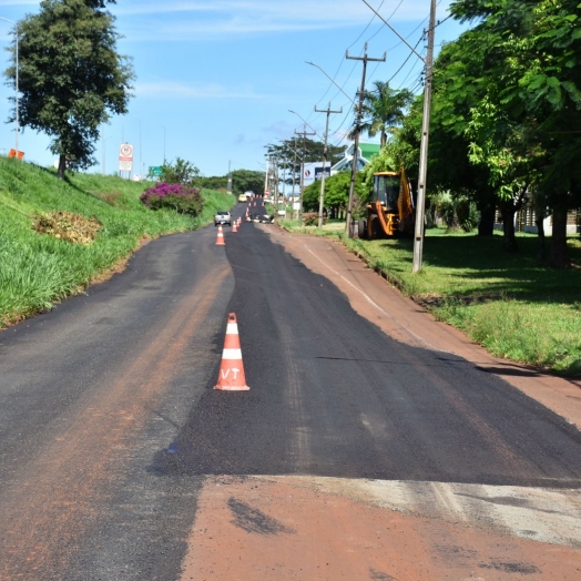 São Miguel do  Iguaçu: Governo Municipal retoma o programa Asfalto Bom com a recuperação de novas vias