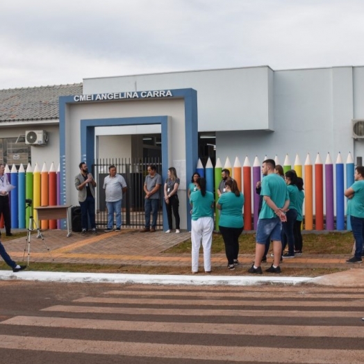 São Miguel do Iguaçu inaugura obra de melhorias no CMEI Angelina Carra