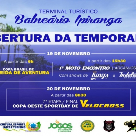 São Miguel do Iguaçu prepara programação especial para a abertura oficial da temporada no Balneário Ipiranga